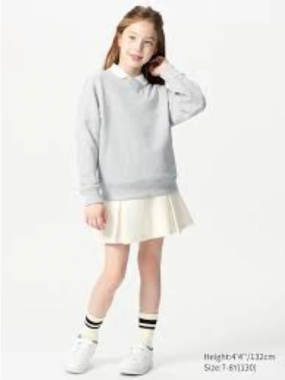 NWT Uniqlo KIDS Ultra Stretch Sweatshirt 5-6t